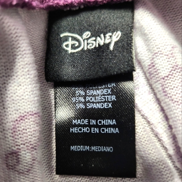 Disney womens purple pajama set size Medium - Picture 5 of 6